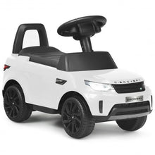 Load image into Gallery viewer, 2-in-1 6V Land Rover Licensed Kids Ride On Car-White