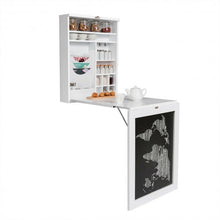 Load image into Gallery viewer, Space Saver Convertible Wall Mounted Desk-White