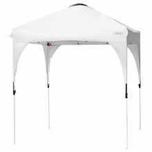 Load image into Gallery viewer, 6.6 x 6.6 FT Pop Up Height Adjustable Canopy Tent with Roller Bag-White