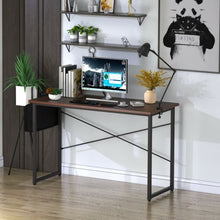 Load image into Gallery viewer, Modern Computer Desk Study Writing Table Home Office with Storage Bag Coffee-L