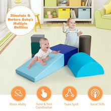 Load image into Gallery viewer, 6 Piece Climb Crawl Play Set Indoor Kids Toddler