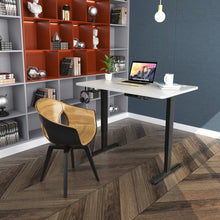 Load image into Gallery viewer, Electric Adjustable Standing up Desk Frame Dual Motor with Controller-Black