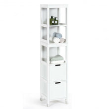 Load image into Gallery viewer, 5-Tier Multifunctional Bathroom Floor Cabine Storage with 2 Drawers