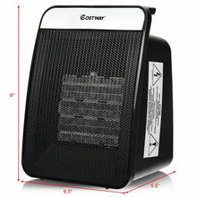 Load image into Gallery viewer, 1500W Portable Safety Shut-Off Electric PTC Space Heater