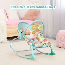 Load image into Gallery viewer, Baby Adjustable Swing Bouncer & Rocker-Green