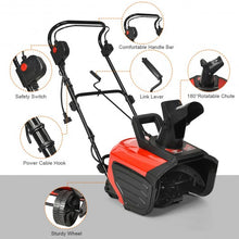 Load image into Gallery viewer, Electric Snow Thrower 15 Amp Snow Thrower Corded Snow Blower