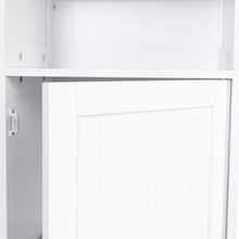 Load image into Gallery viewer, 72" H Bathroom Free Standing Floor Storage Shelving Cabinet