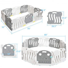 Load image into Gallery viewer, 10-Panel Kids Safety Activity Center -Gray