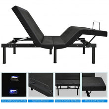 Load image into Gallery viewer, Adjustable Electric Bed Frame with Massage Remote Control