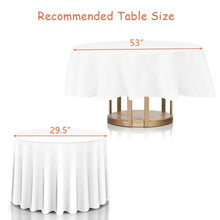 Load image into Gallery viewer, 10 pcs 90" Home Restaurant Polyester Round Tablecloth