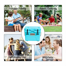 Load image into Gallery viewer, 16 Quart Portable Ice Cooler with 24 Cans-Blue