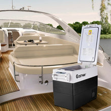 Load image into Gallery viewer, 55 Quarts Portable Electric Car Refrigerator-Silver