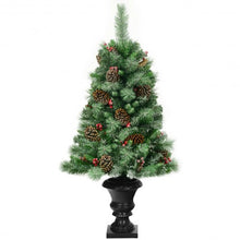 Load image into Gallery viewer, 4 ft Christmas Entrance Tree with Pine Cones