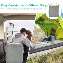 Load image into Gallery viewer, Portable Inflation Air Bed Mattress with Built-in Pump