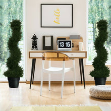 Load image into Gallery viewer, 2 pcs 3 ft In/outdoor Decoration Artificial Cedar Spiral Tree