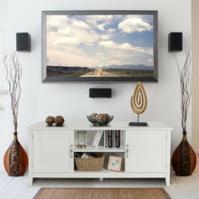 Load image into Gallery viewer, Entertainment Media TV Stand with Storage Cabinets-White