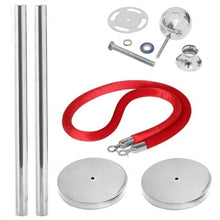 Load image into Gallery viewer, 6 pcs Stanchion Posts Queue Pole