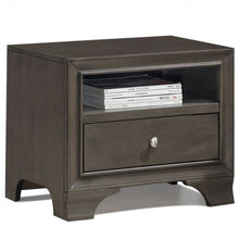 Load image into Gallery viewer, Nightstand Sofa Side Table End Table Storage Drawer -Gray