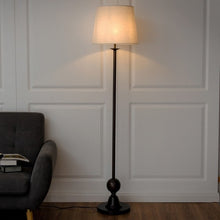 Load image into Gallery viewer, 66.5" Copper Bronze Drum Shade Floor Lamp