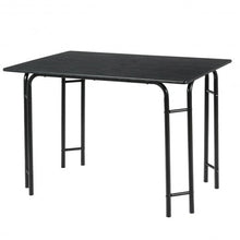 Load image into Gallery viewer, 5 pcs Wood Rectangular Dining Table Set