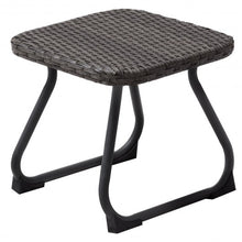 Load image into Gallery viewer, 3 pcs Outdoor All Weather Rattan Conversation Chair & Table Set