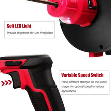 Load image into Gallery viewer, 18V Cordless Plumbing Cleaner Drain Snake Auger Drill