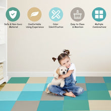 Load image into Gallery viewer, 58'' Toddler Foam Play Mat Baby Folding Floor Mat for Home/Daycare School