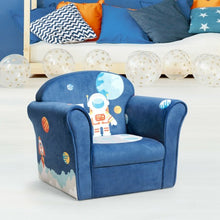 Load image into Gallery viewer, Kids Astronaut Armrest Upholstered Couch