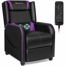 Load image into Gallery viewer, Home Massage Gaming Recliner Chair-Purple