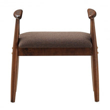 Load image into Gallery viewer, Solid Rubberwood Frame Upholstered Shoe Bench