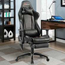 Load image into Gallery viewer, Ergonomic High Back PU Leather Massage Gaming Chair-Black