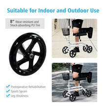 Load image into Gallery viewer, Medical Steerable Knee Walker with Dual Braking System-White