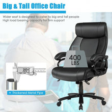 Load image into Gallery viewer, Big & Tall 400lb PU Leather Massage Office Chair-Black