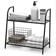 Load image into Gallery viewer, 2-tier Patio Metal Plant Stand