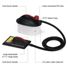 Load image into Gallery viewer, 1500 W Chemical-free Wallpaper Removal Steamer with 1 Gallon Reservoir