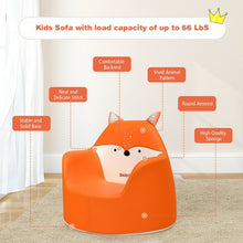 Load image into Gallery viewer, Kids Cartoon Sofa Seat Toddler Children Armchair Couch-Orange