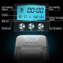 Load image into Gallery viewer, 26 lbs Countertop LCD Display Ice Maker with Ice Scoop