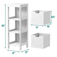 Load image into Gallery viewer, Floor Cabinet Multifunction Storage Rack Stand Organizer