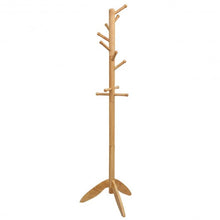Load image into Gallery viewer, Wooden Free Standing Coat Rack -Oak