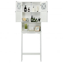 Load image into Gallery viewer, 2-door Over The Toilet Bathroom Storage Cabinet with Adjustable Shelf