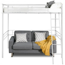 Load image into Gallery viewer, Metal Loft Twin Bed Frame Single High Loft Bed-White