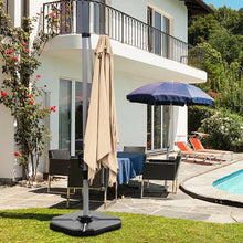 Load image into Gallery viewer, 4 Pcs 195 lbs Patio Cantilever Offset Umbrella Base Weight Sand