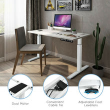 Load image into Gallery viewer, Adjustable Electric Stand with Controller-White