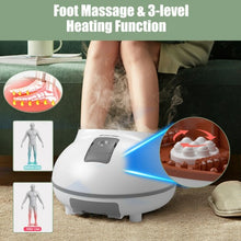 Load image into Gallery viewer, Steam Foot Spa Bath Massager Foot Sauna Care with Heating Timer Electric Rollers