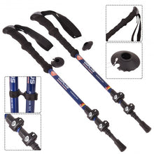 Load image into Gallery viewer, Pair 2 Trekking Walking Hiking Sticks-Blue