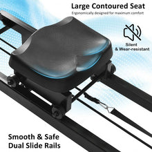 Load image into Gallery viewer, Adjustable Resistance Health Fitness Water Rowing Machine
