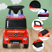 Load image into Gallery viewer, Licensed Mercedes Benz Kids Fire Engine Racer-Red