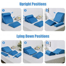 Load image into Gallery viewer, 4 Pcs Bed Wedge Pillow Incline with Head Support for Rest