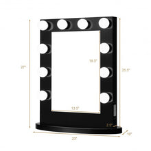 Load image into Gallery viewer, Hollywood Makeup Vanity Mirror tanding Vanity Makeup Mirror