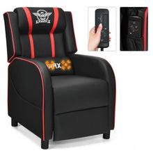 Load image into Gallery viewer, Massage Racing Gaming Single Recliner Chair-Red